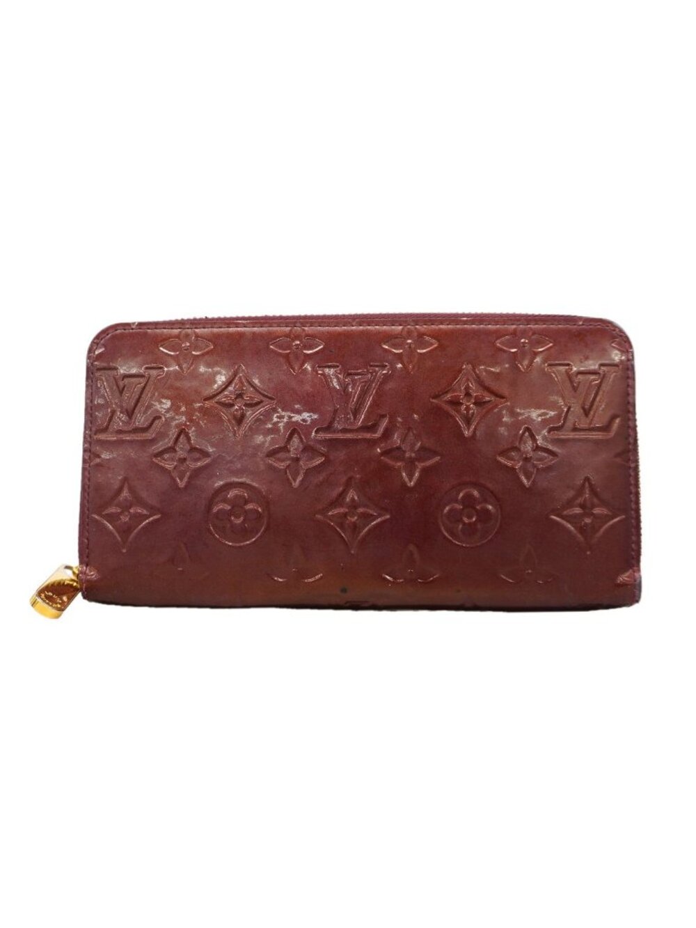 Louis Vuitton Wallet Vernis Zippy Rouge Fauvist